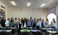 Учащиеся МОАУ «СОШ №13 г. Орска» посетили наш колледж с поздравлениями